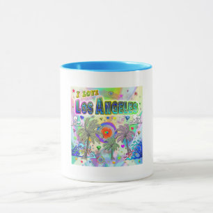 I LIEBE Los Angeles Deep Dream Tasse