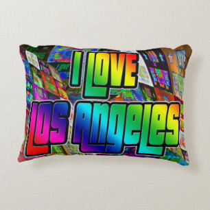 I LIEBE Los Angeles Drehung Pillow Dekokissen