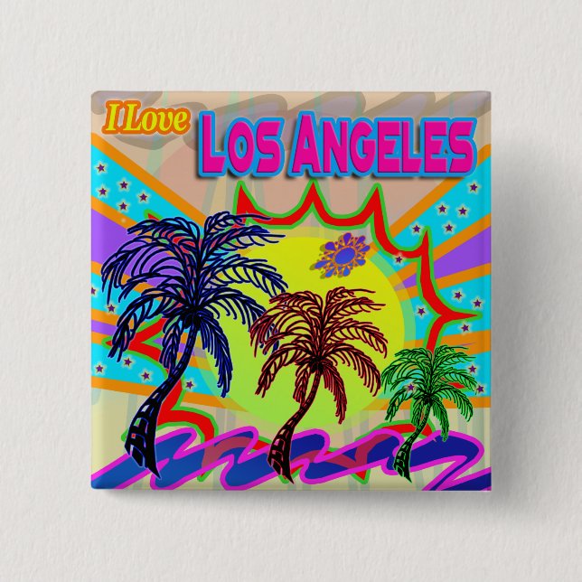 I LIEBE Los Angeles Eternal Button (Vorderseite)