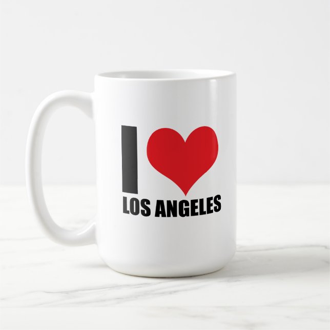 I Liebe Los Angeles Kaffeetasse (Links)