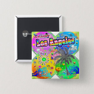 I LIEBE Los Angeles Quadro Seasons Button