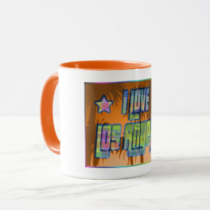 I LIEBE Los Angeles Schöne Orange Sunset Tasse