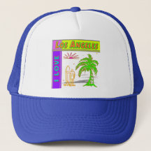 "I LIEBE Los Angeles" Sun Palm Tree&Surfer #2 Hat