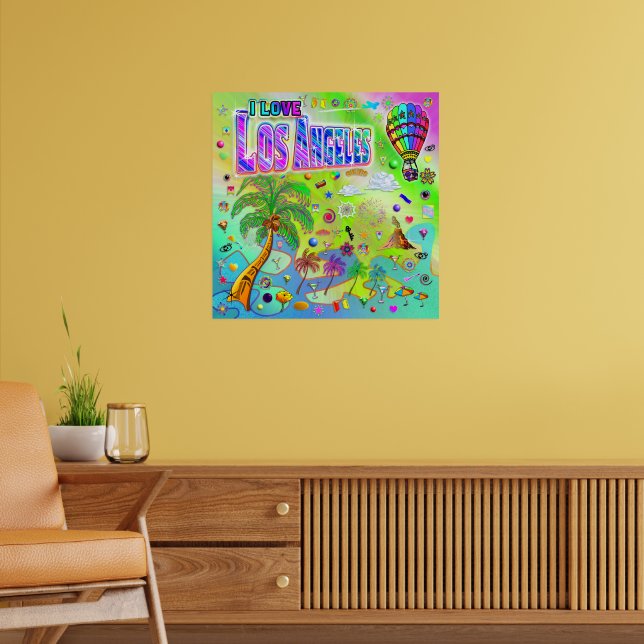 I LIEBE Los Angeles Timeless Melody Poster (Wohnzimmer 2)