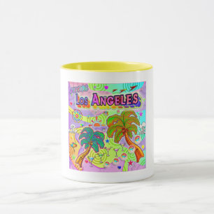I LIEBE Los Angeles Urlaub Zielvorgabe Tasse