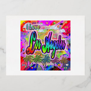 I LIEBE Los Angeles Vista Express Postkarte