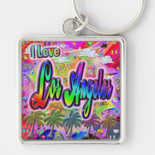 I LIEBE Los Angeles Vista Express Schlüsselanhänge Schlüsselanhänger