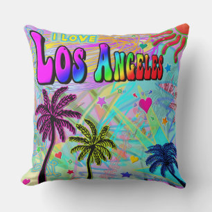 I LIEBE Los Angeles Vivid Romance Pillow Kissen