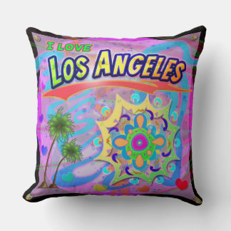 I LIEBE Los Angeles Wahres Progress Pillow Kissen