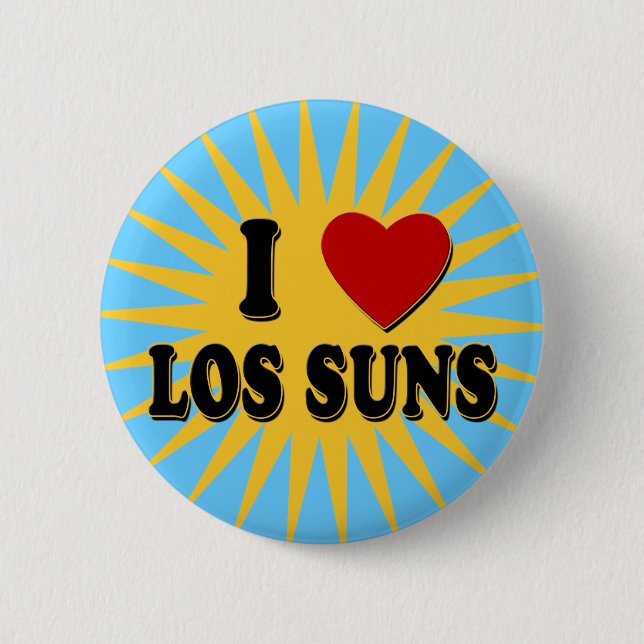 I Liebe Los sonnt Herzlos-Sonne-I T-Shirts Button (Vorderseite)