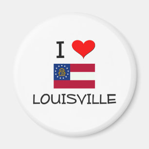 I Liebe LOUISVILLE Georgia Magnet