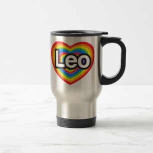 I Liebe Löwe. Liebe I Sie Löwe. Herz Reisebecher