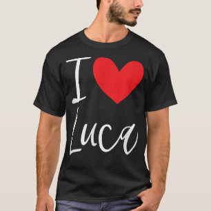 I Liebe Luca Name Personalisiert Boy Man BESTE FRE T-Shirt