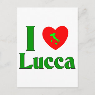 I Liebe Lucca Italien Postkarte