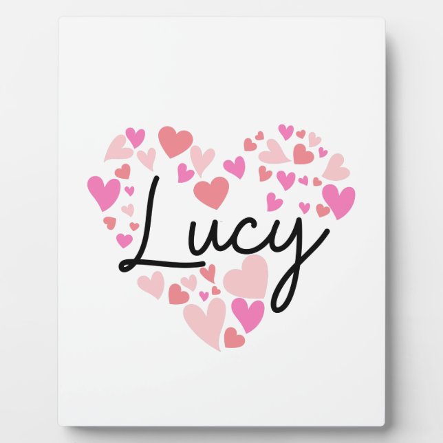 I Liebe Lucy Fotoplatte (Vorderseite)