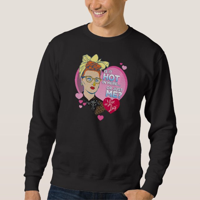 I Liebe Lucy Hot Sweatshirt (Vorderseite)