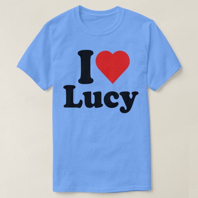 I Liebe Lucy Lucille Liebe T-Shirt (Design vorne)