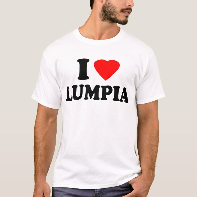 I Liebe Lumpia T-Shirt (Vorderseite)