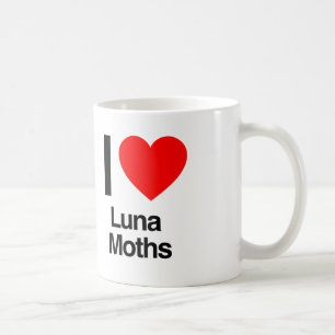 i Liebe luna moths Kaffeetasse