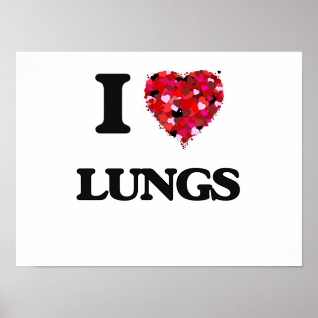 I Liebe Lungen Poster (Vorne)