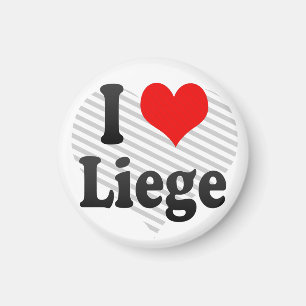 I Liebe Lüttich, Belgien Magnet