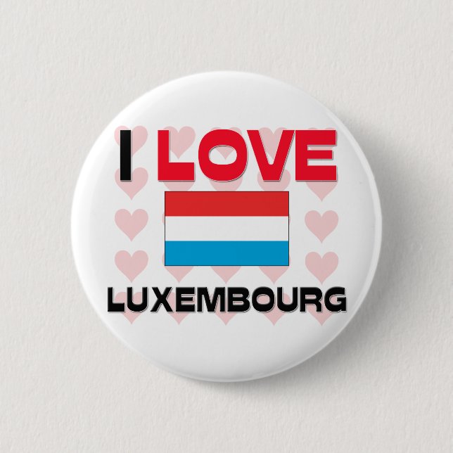 I Liebe Luxemburg Button (Vorderseite)
