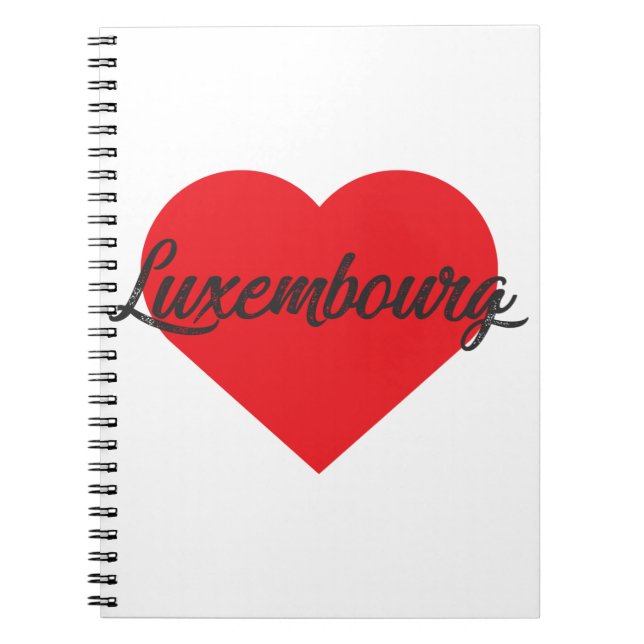 I Liebe Luxemburg Notizblock (Vorderseite)