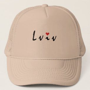 I Liebe Lviv Ukraine Truckerkappe