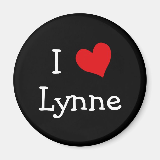 I Liebe Lynne Magnet (Vorne)