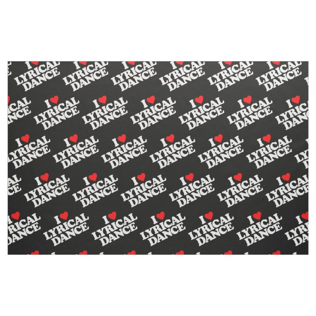 I LIEBE-LYRICAL TANZ STOFF (Fat Quarter (45,7 x 55,9 cm))