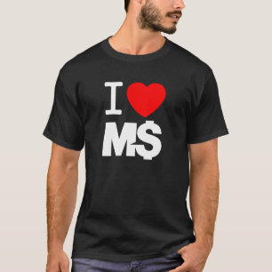 I Liebe M$ (dunkel) T-Shirt
