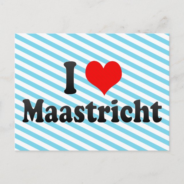 I Liebe Maastricht, Niederlande Postkarte (Vorderseite)