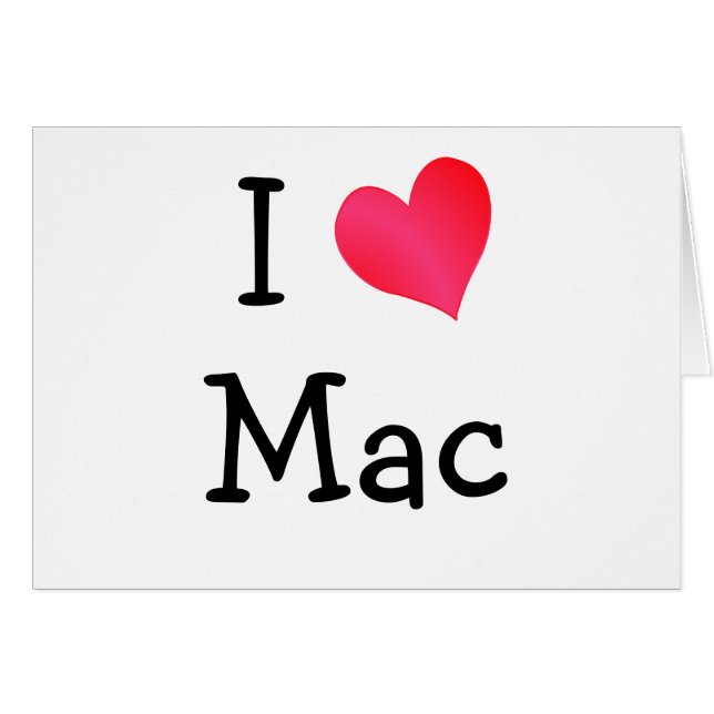 I Liebe Mac (Vorderseite (Horizontal))