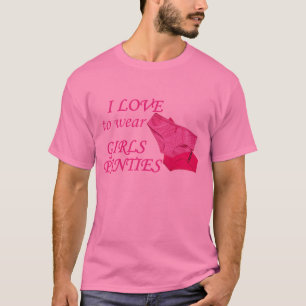 I LIEBE, MÄDCHEN ZU TRAGEN T-Shirt