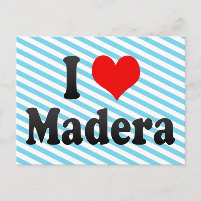 I Liebe Madera, Staaten Postkarte (Vorderseite)