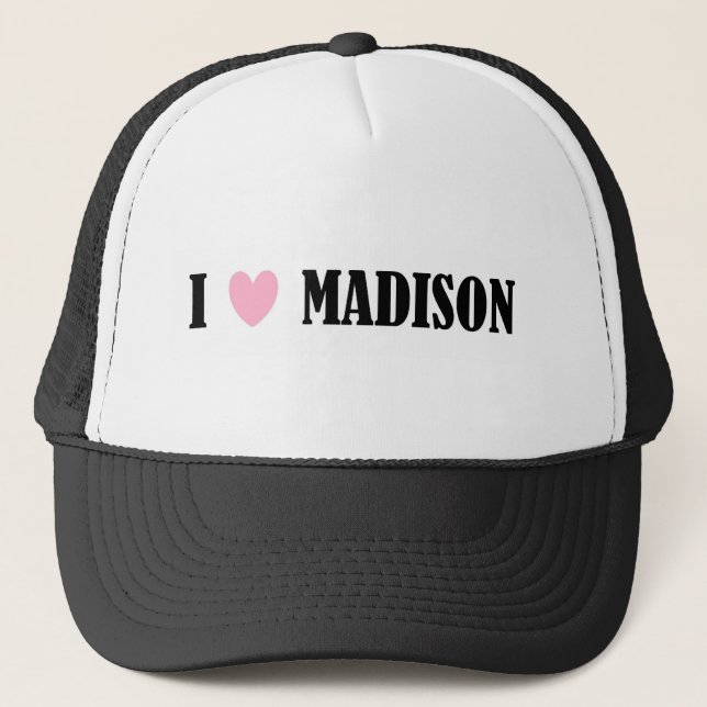 I LIEBE-MADISON-HUT TRUCKERKAPPE (Vorderseite)