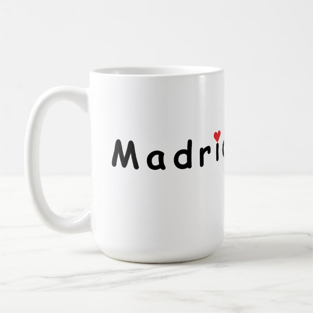 I Liebe Madrid Kaffeetasse (Links)