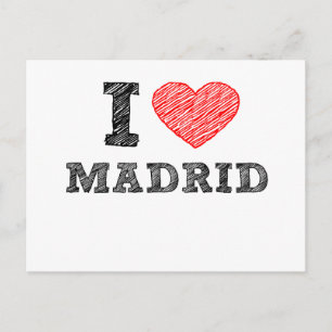 I Liebe Madrid Postkarte