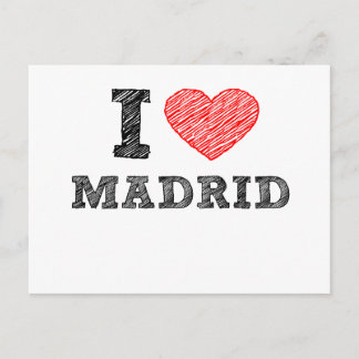 I Liebe Madrid Postkarte