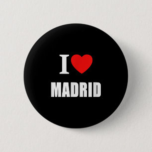 I Liebe Madrid Spanien Espana Sonnenschein Spanien Button