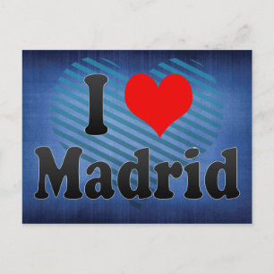I Liebe Madrid, Spanien. Me Encanta Madrid, Spanie Postkarte