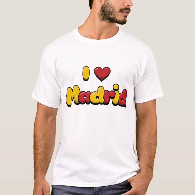 I Liebe Madrid T - Shirt (Vorderseite)