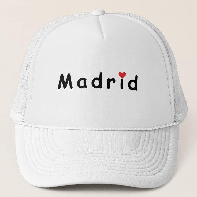 I Liebe Madrid Truckerkappe (Vorderseite)