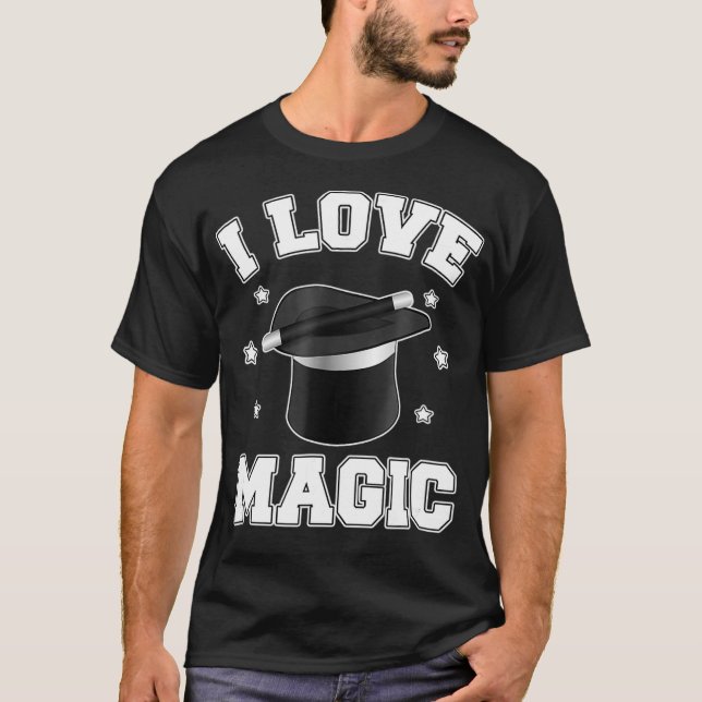I Liebe Magic Niedlich Magic T-Shirt (Vorderseite)