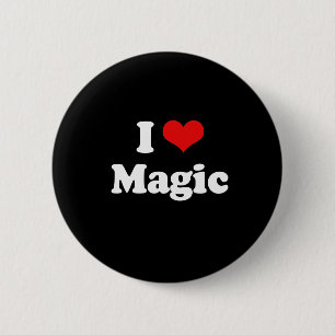 I Liebe Magic Tshirt Button