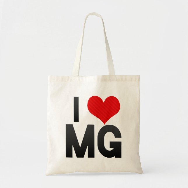 I Liebe Magnesium Tragetasche (Vorne)