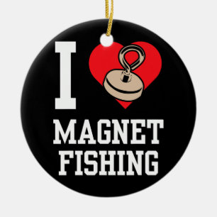 I Liebe Magnet Fischen Fischer Magnets Fisher Keramik Ornament