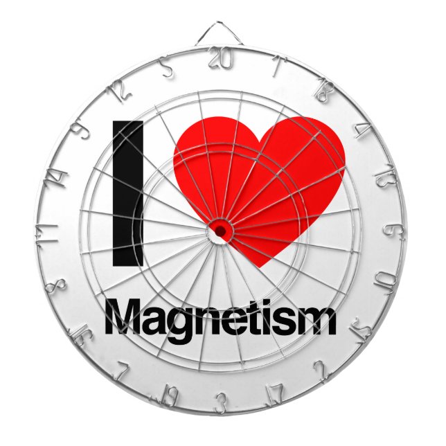 i Liebe Magnetismus Dartscheibe (vorne)