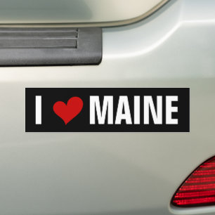 I LIEBE MAINE AUTOAUFKLEBER