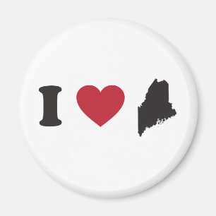 I Liebe Maine Magnet